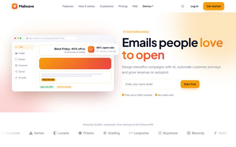 Mailwave demo preview